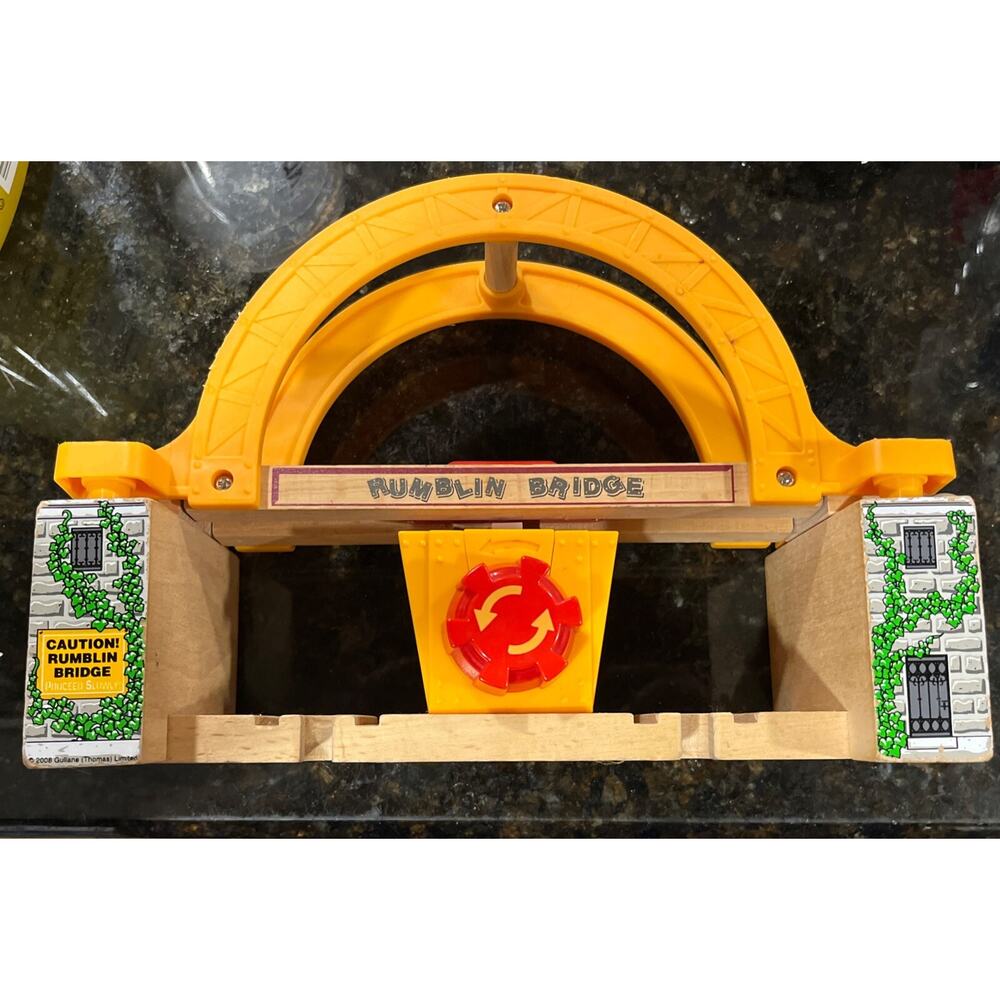 Pre Owned Wooden Rumbling Bridge For The Thomas Train System